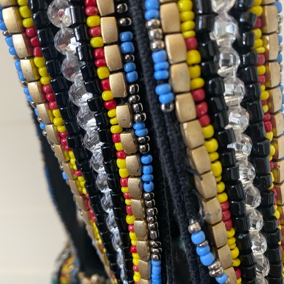 Multicoloured Beaded Bag - Picture 6 of 8